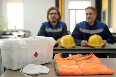 First aid kit for factory workers